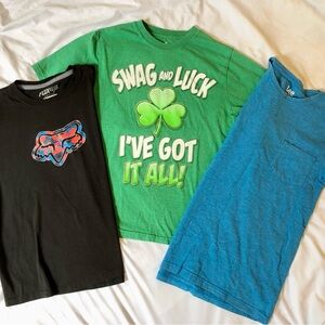 Boys 10/12 Set of three T Shirts, FOX, Lee and More